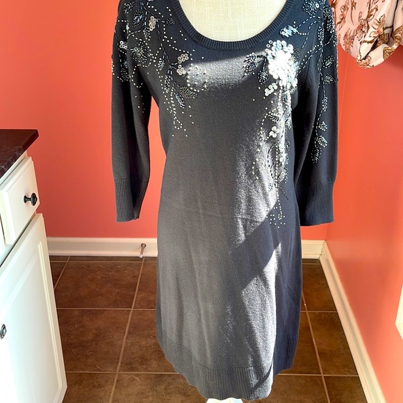 Charcoal grey color sweater dress in size M! - Picture 3 of 3